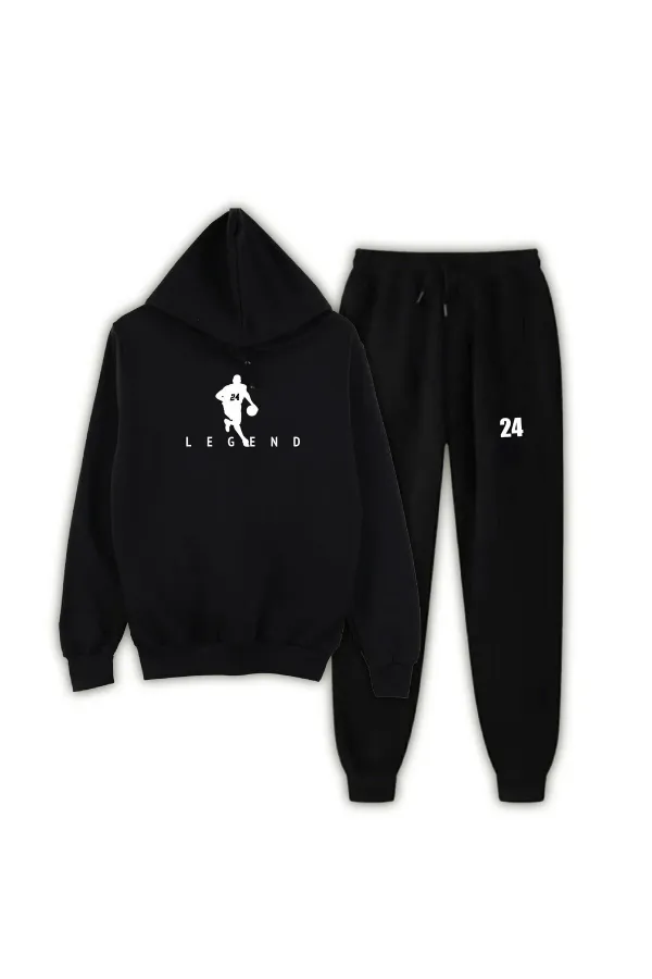 2'li Kobe Kapüşonlu Ve Eşofman Unisex Kombin