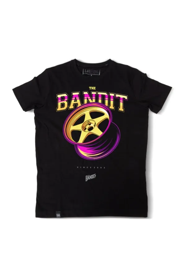 Unisex Siyah Baskılı Tişört
