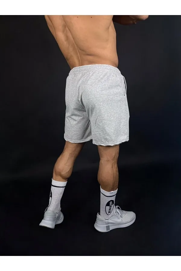 Grey Shorts with NASA Print