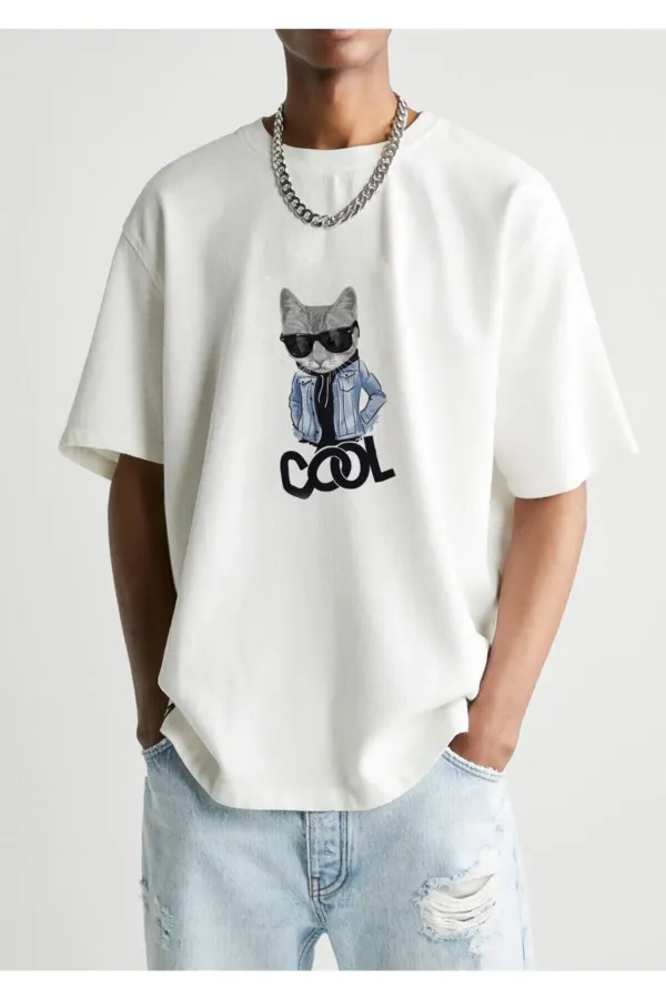 Unisex Cool Printed Oversize T-shirt
