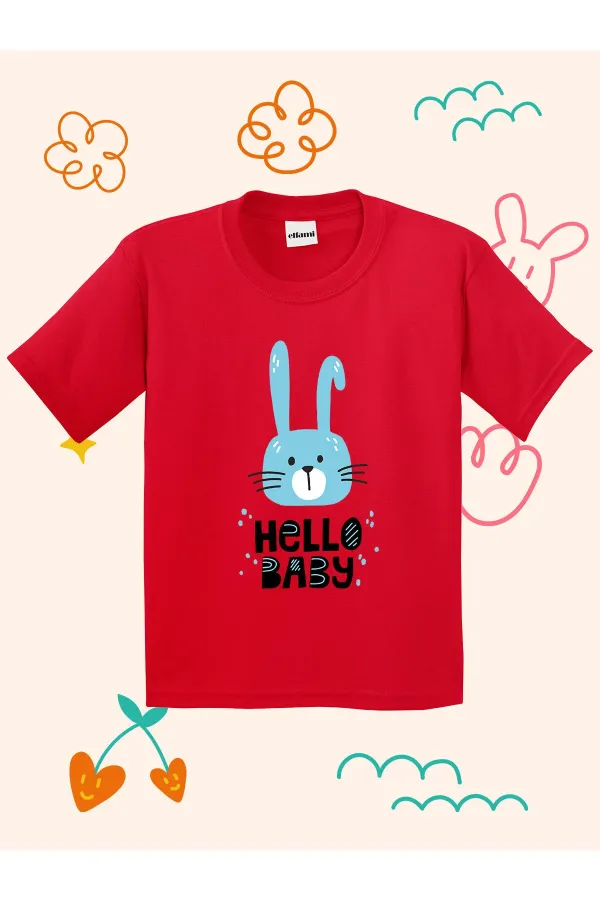 Hello Baby Printed Kids T-shirt