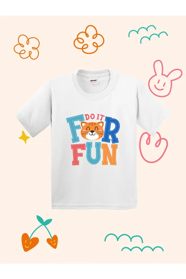 For Fun Baskılı Çocuk T-shirt
