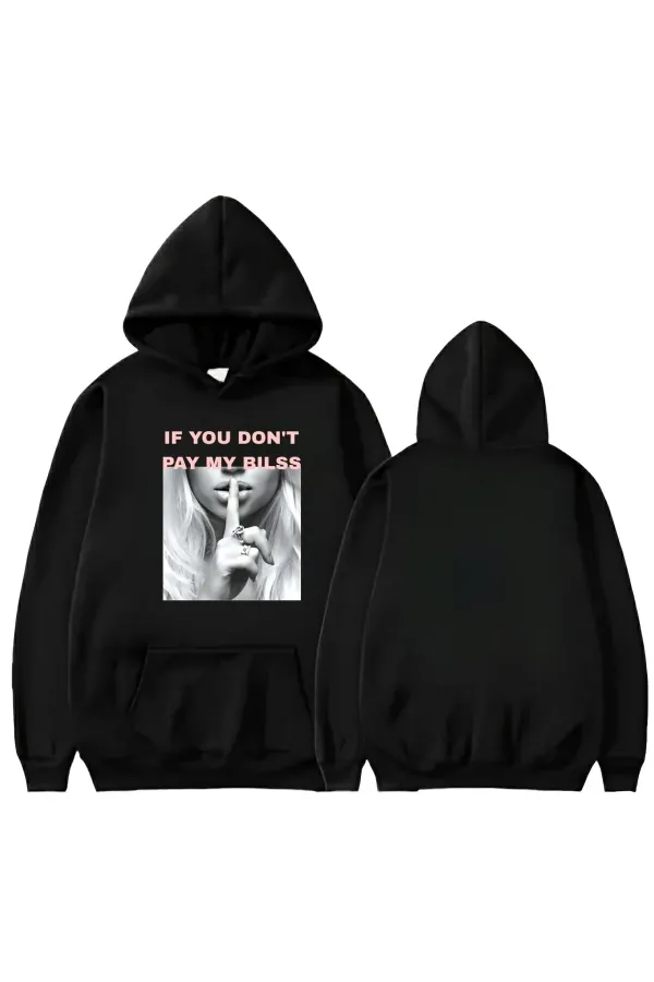 SWEAT-SHIRT À CAPUCHE IMPRIMÉ VISAGE POUR FEMME