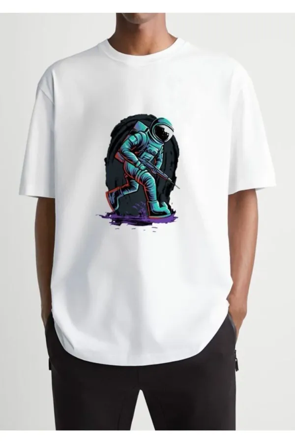 Astronaut Printed Oversized T-shirt