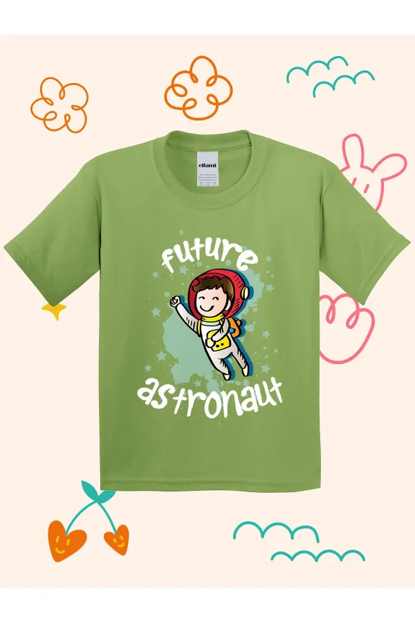 Astronaut Design Printed Kids T-shirt