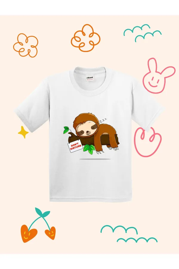 Dont Disturb Baskılı Çocuk T-shirt