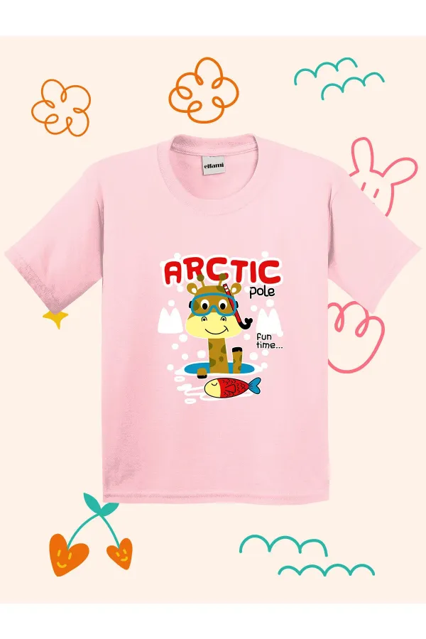 T-shirt enfant Girafe Polaire