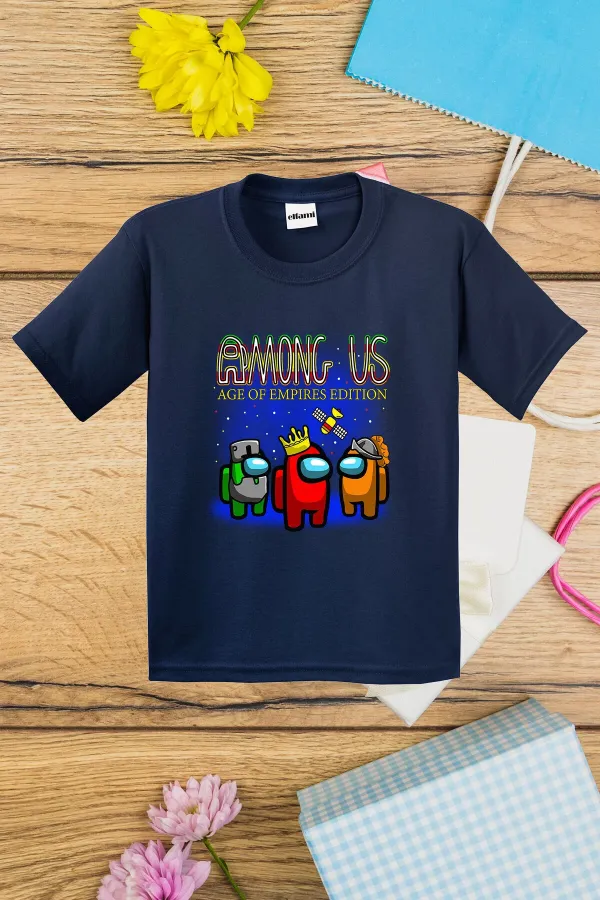 T-shirt imprimé pour enfants Among Us