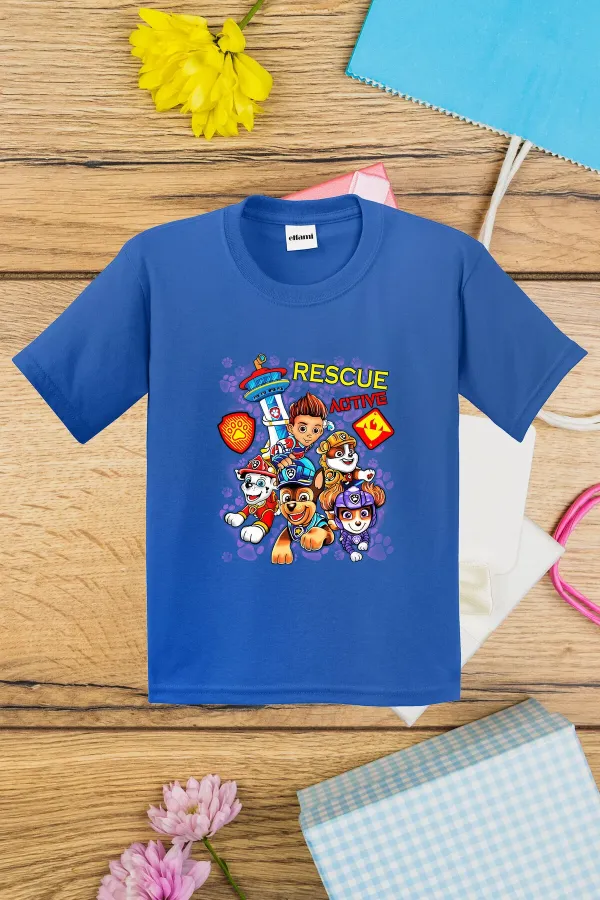 T-shirt imprimé Paw Patrol Rescue Active pour enfants