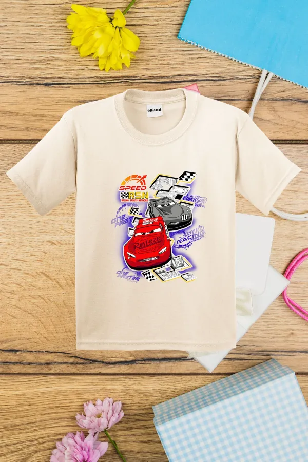 T-shirt imprimé Cars Rsn pour enfants