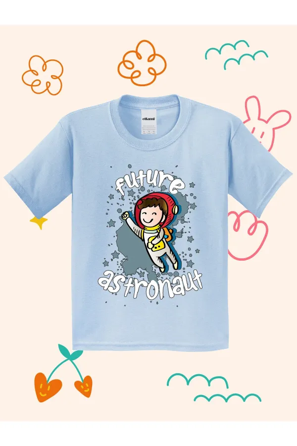 T-shirt enfant imprimé motif astronaute