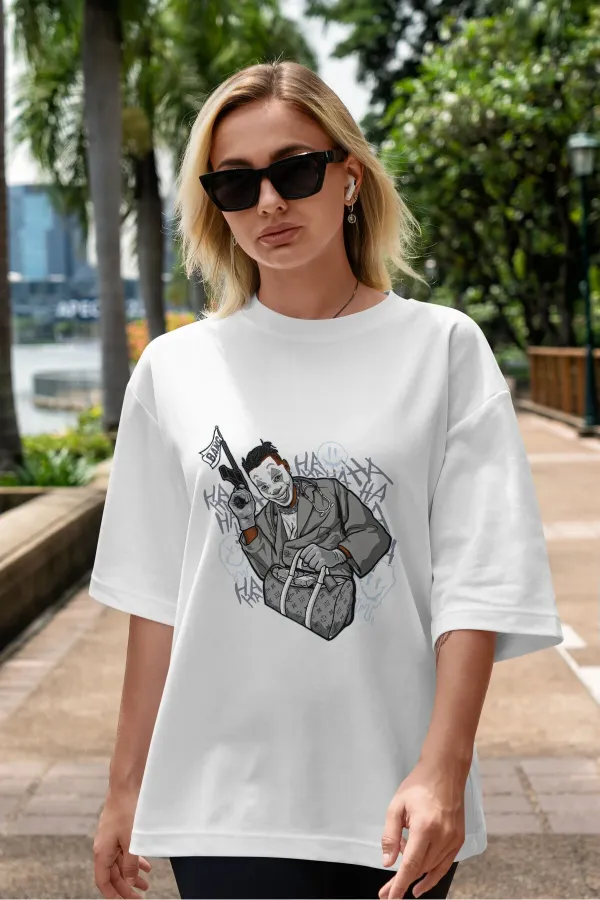 Unisex Men's/Women's BANG Custom Printed Oversize Cotton Crew Neck T-Shirt