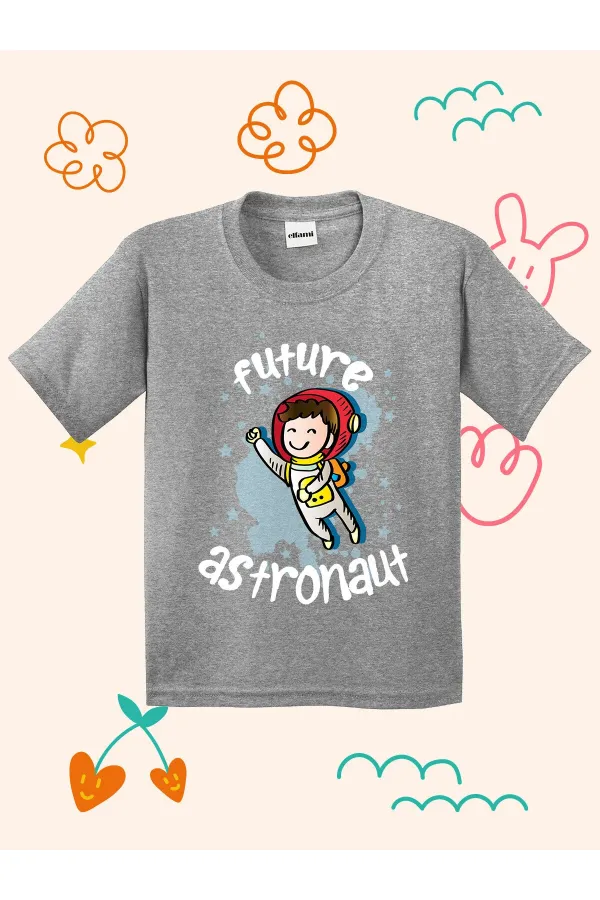 T-shirt enfant imprimé motif astronaute