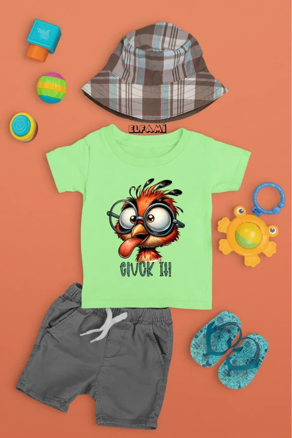 T-shirt imprimé dessin animé pour filles/garçons