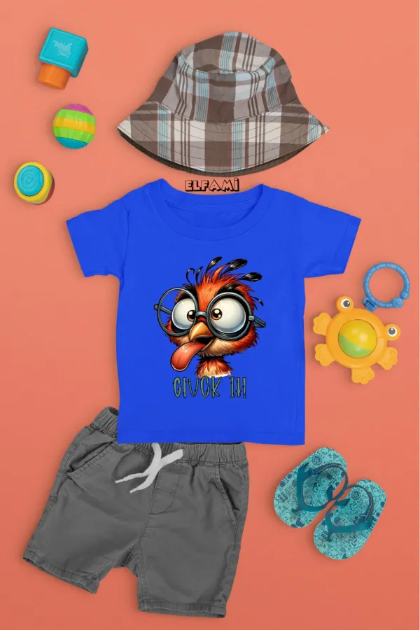 T-shirt imprimé dessin animé pour filles/garçons
