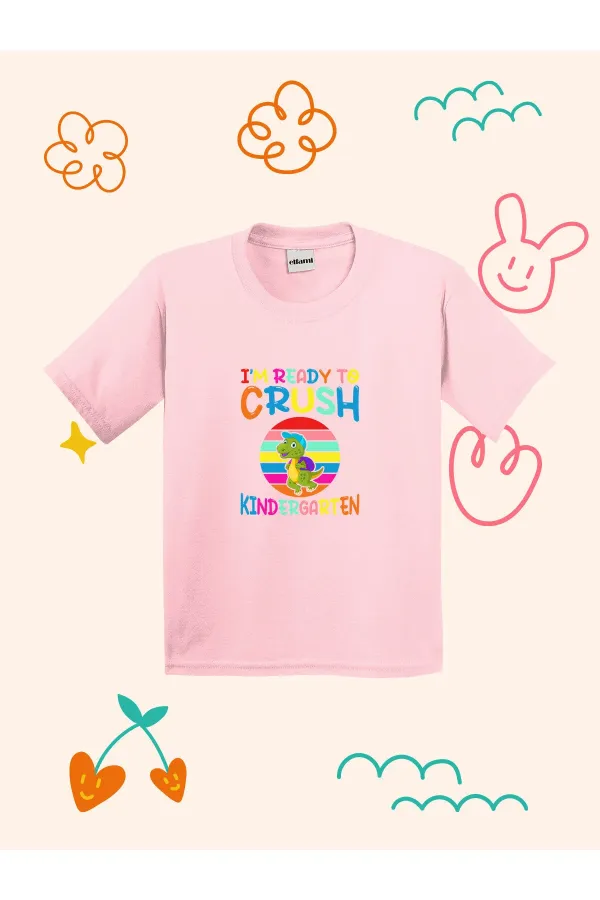 Kindergarten Design Printed Kids T-shirt