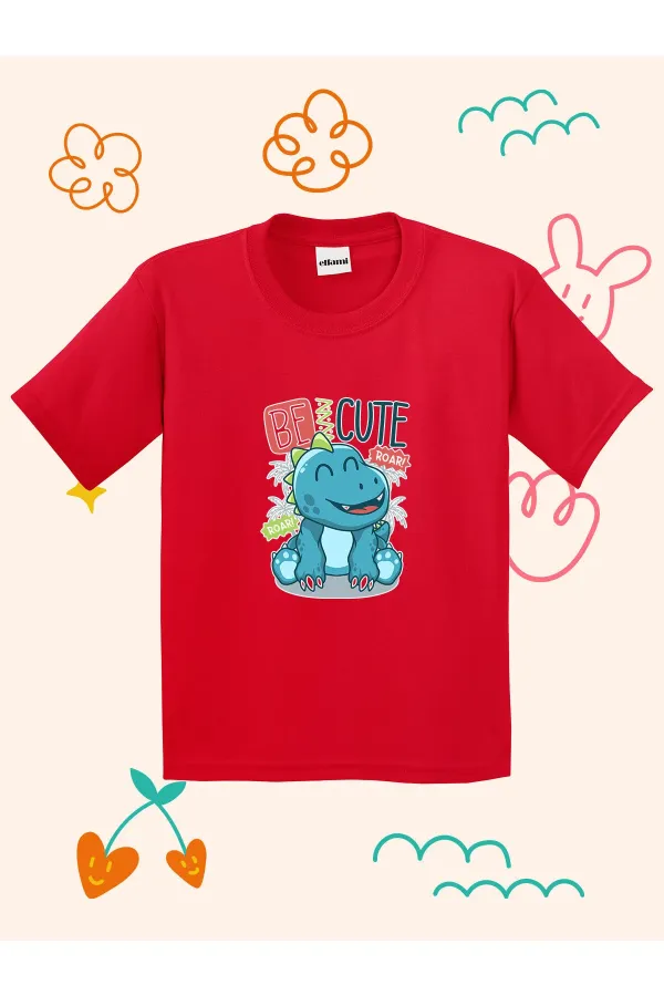 Be Cute Roar Printed Kids T-shirt