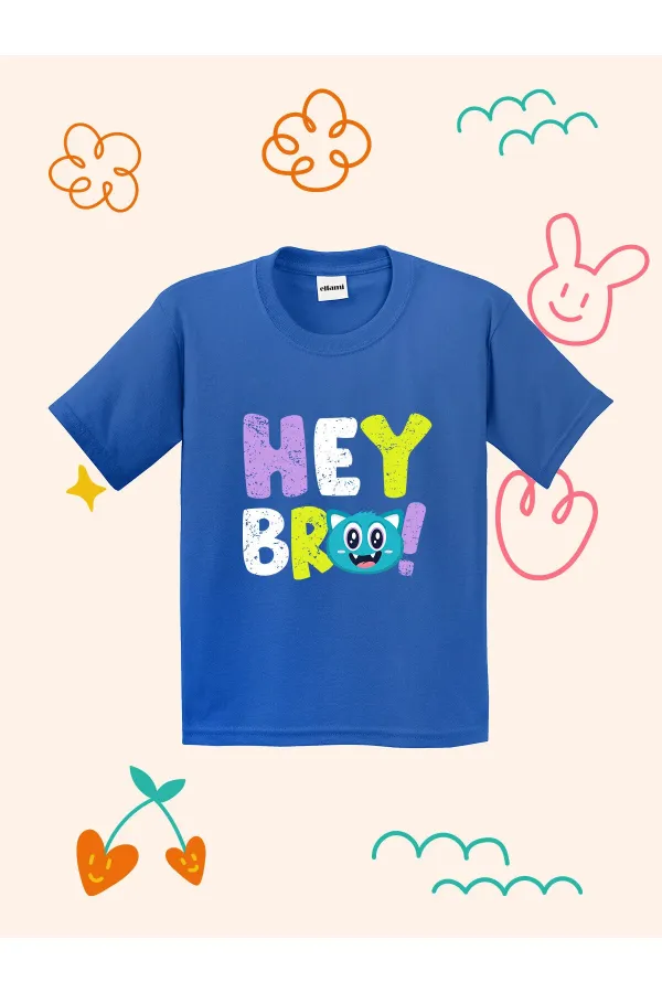 T-shirt enfant Hey Bro Design