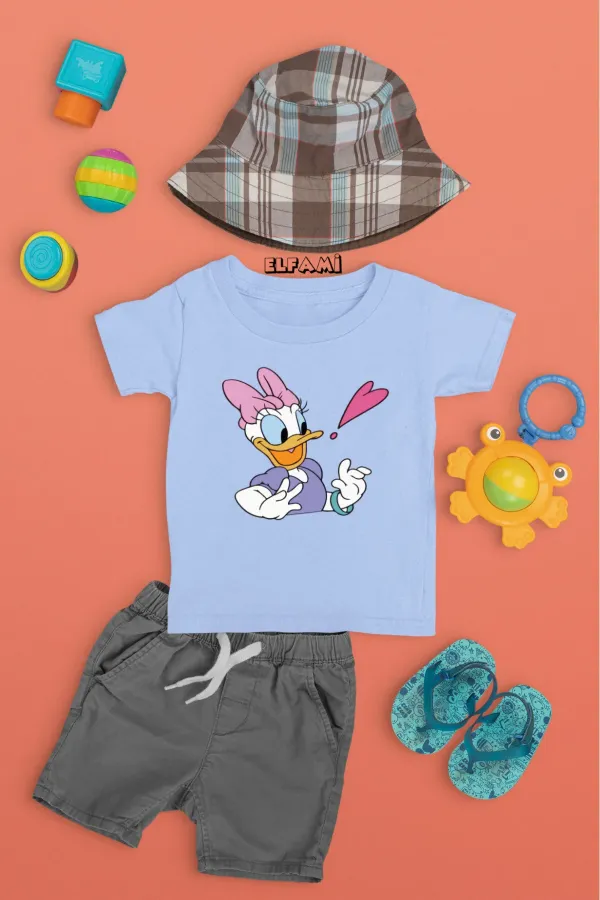 T-shirt imprimé dessin animé pour filles/garçons