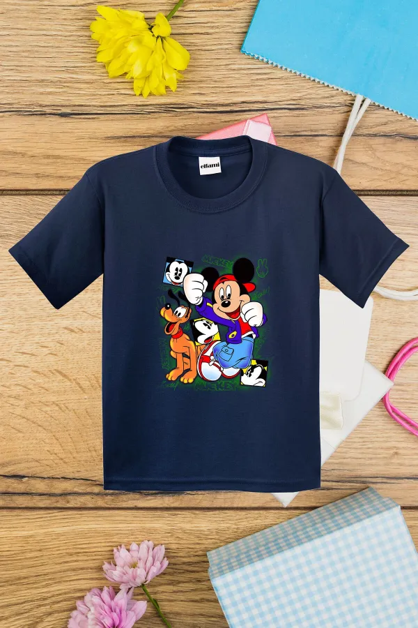 T-shirt imprimé Mickey Mouse pour enfants