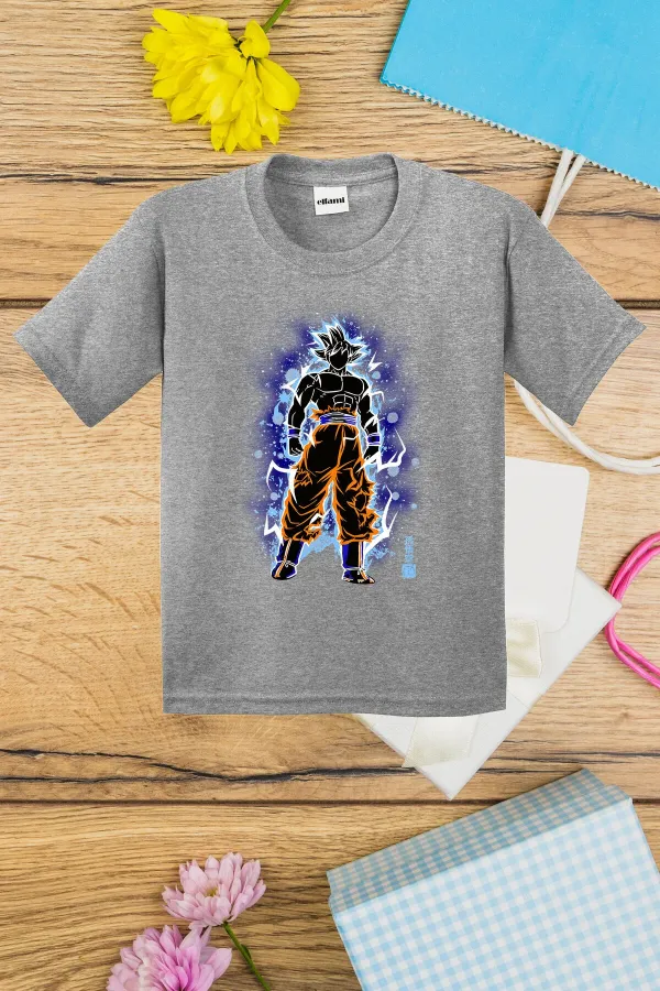 Goku Tasarım Baskılı Çocuk Tshirt