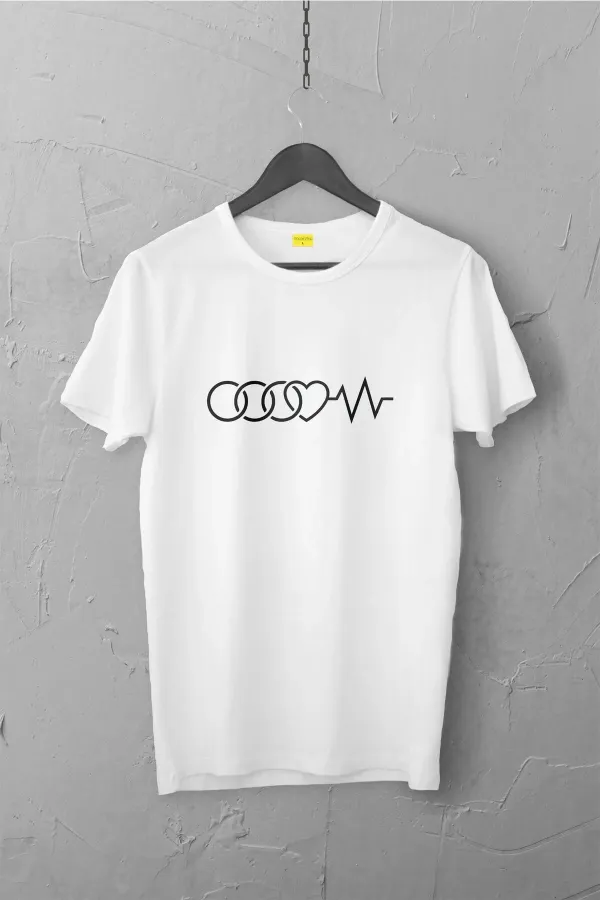 Audi Logo Tasarımlı Tshirt , Unisex Premium, Çatlama Solma Yapmaz / Otomobil