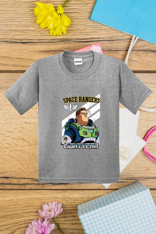T-shirt imprimé Lightyear Space Rangers pour enfants