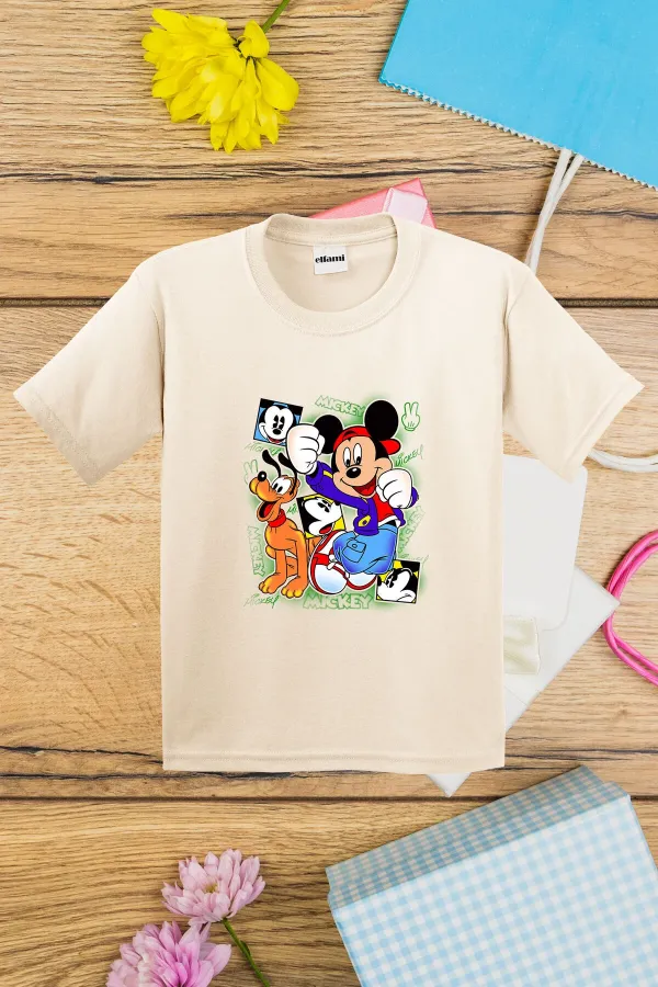 T-shirt imprimé Mickey Mouse pour enfants