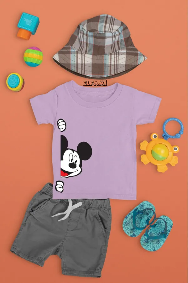 T-shirt imprimé dessin animé pour filles/garçons