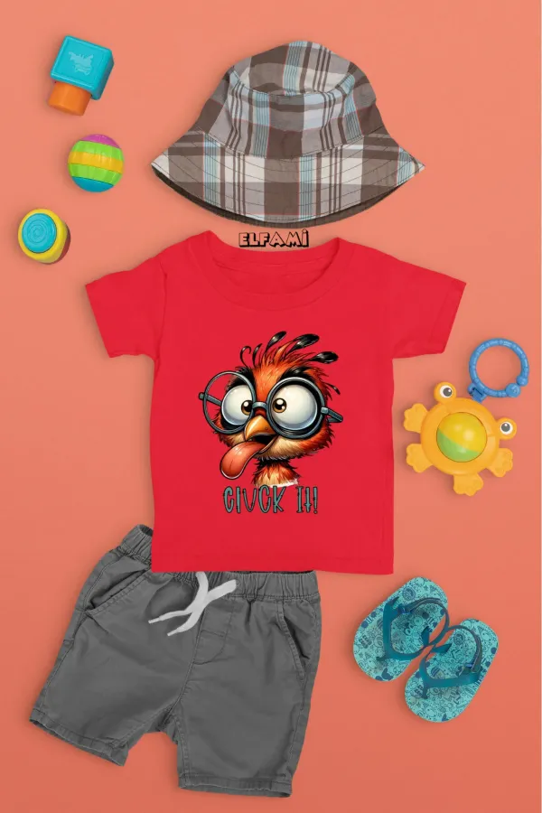 T-shirt imprimé dessin animé pour filles/garçons