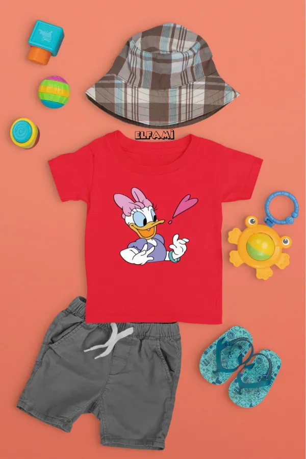 T-shirt imprimé dessin animé pour filles/garçons