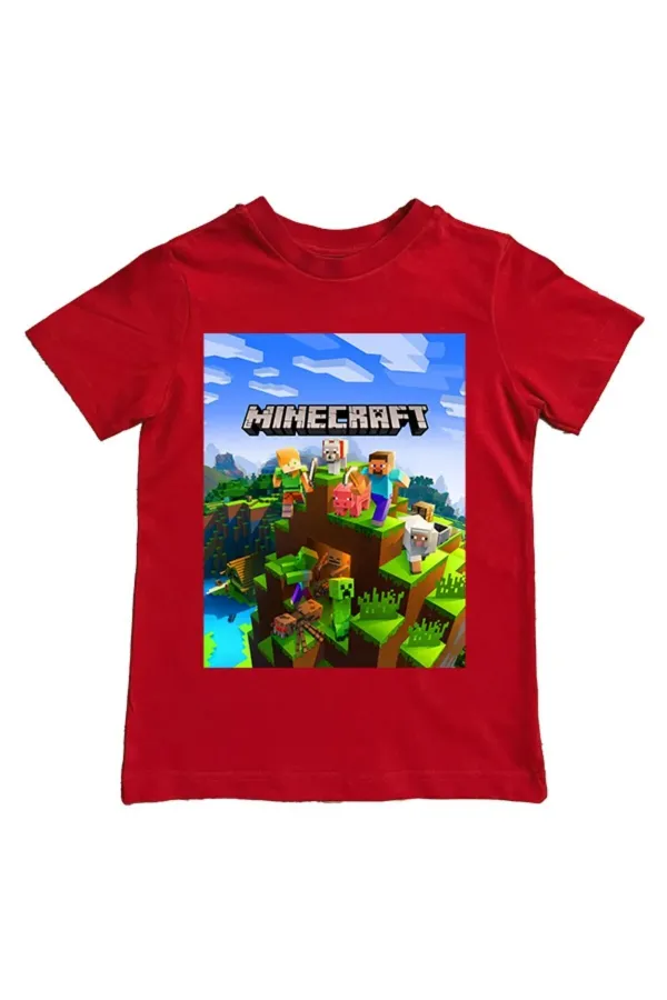 t-shirt d'été pour enfants en coton peigné imprimé