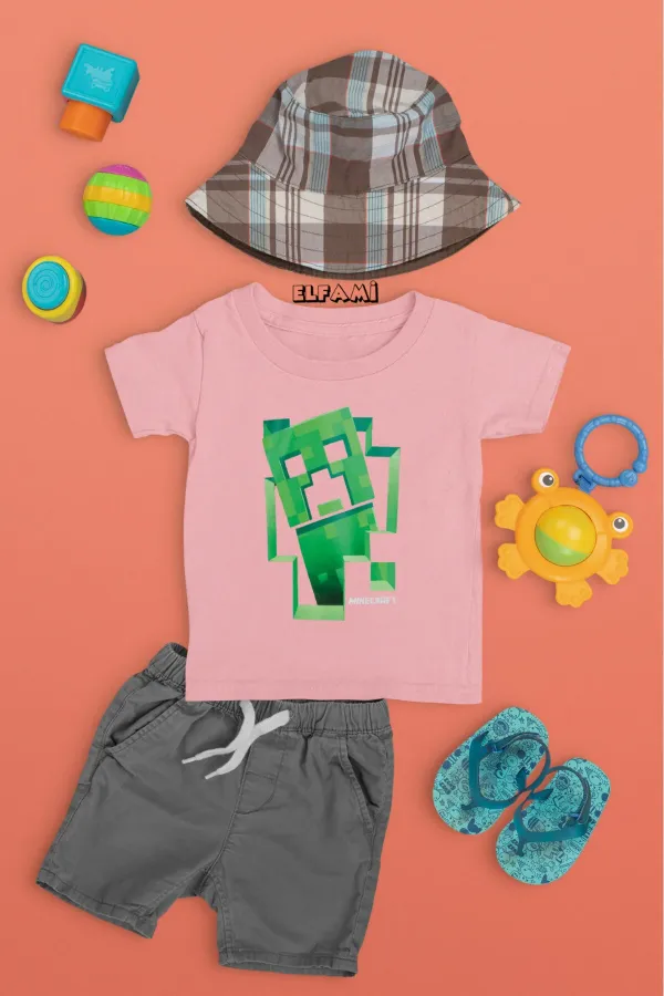 T-shirt imprimé Creeper pour fille/garçon