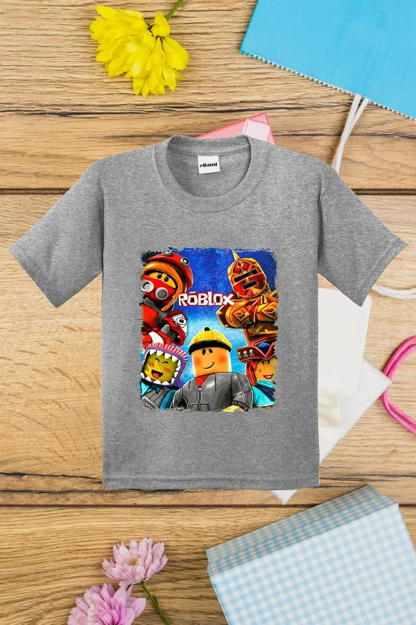 Roblox Baskılı Çocuk Tshirt