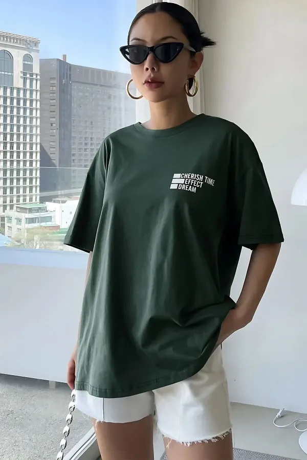T-shirt unisexe imprimé Cherish Time Effect Dream