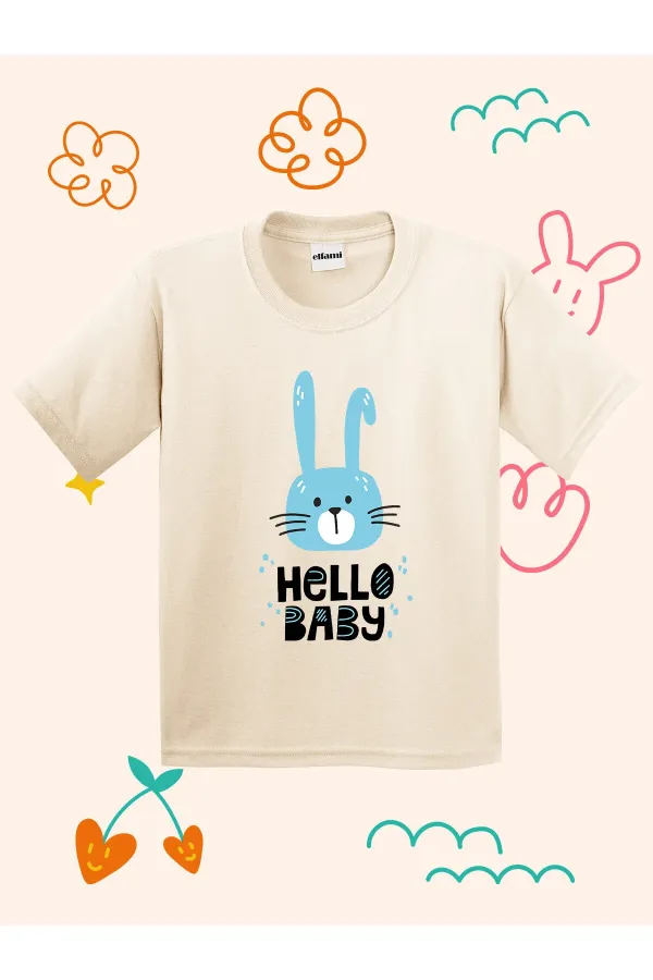 Hello Baby Printed Kids T-shirt