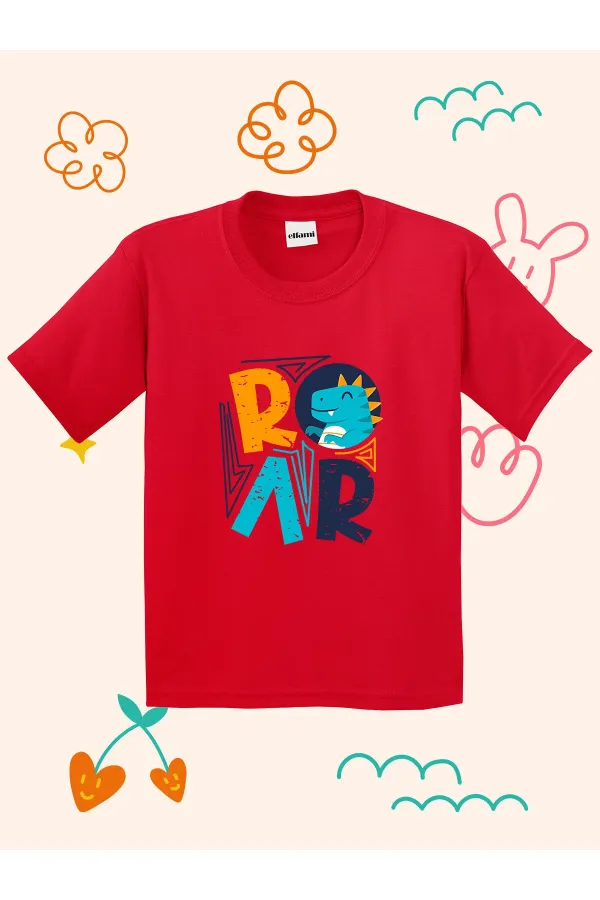 Dino Roar Printed Kids T-shirt