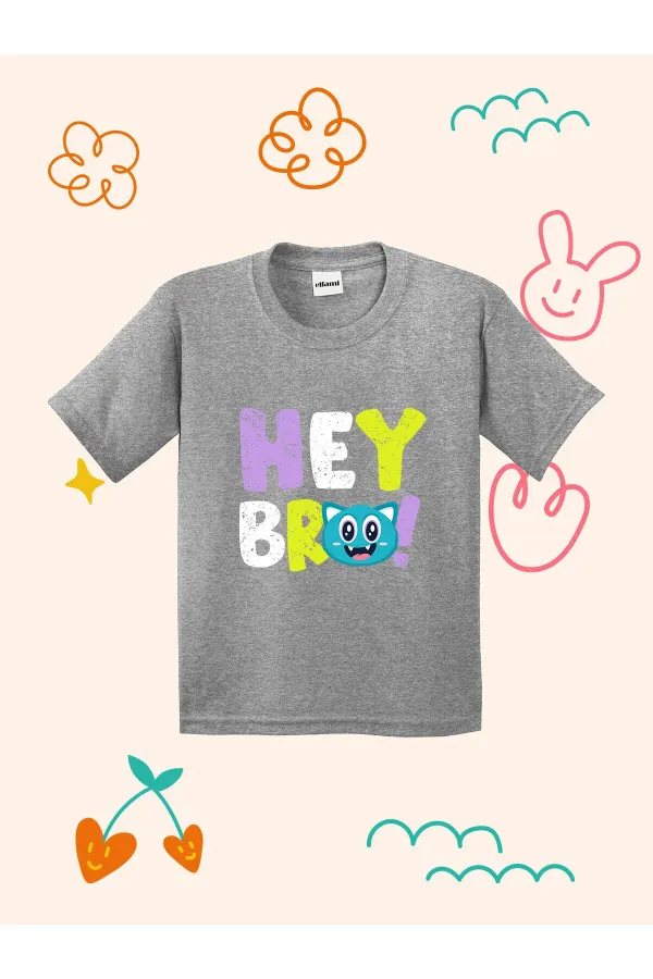 T-shirt enfant Hey Bro Design
