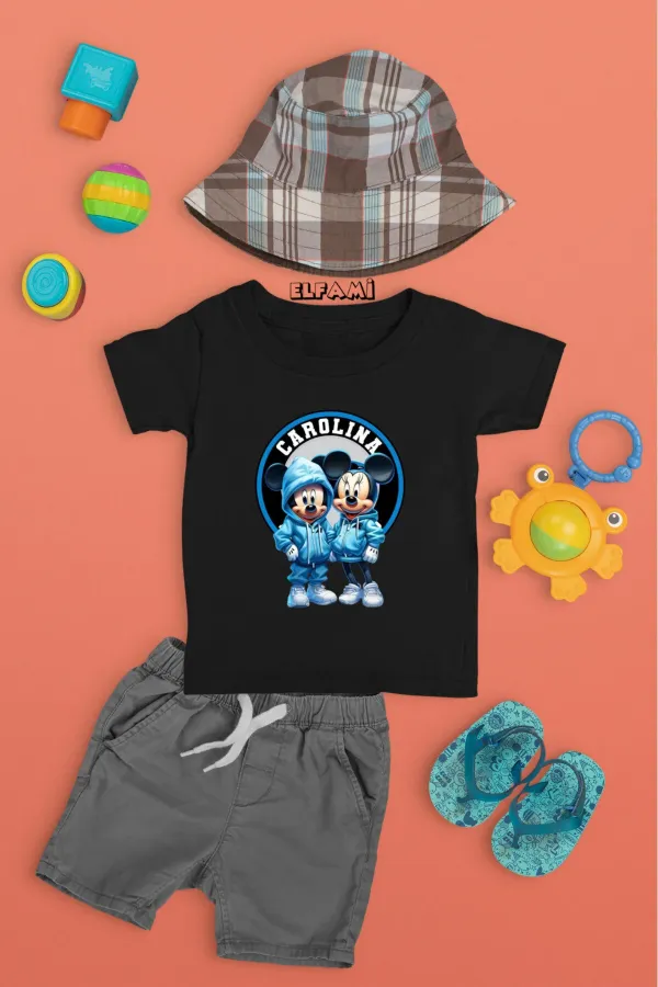 T-shirt imprimé dessin animé pour filles/garçons