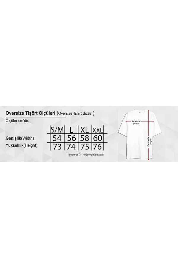 Beyaz Unisex Sevimli Minik Kedi Baskılı Pamuk Bisiklet Yaka Boyfriend Örme Oversize T-Shirt
