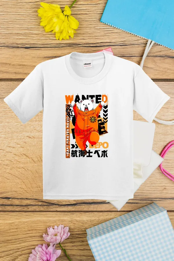 T-shirt imprimé OnePiece Bepo pour enfants