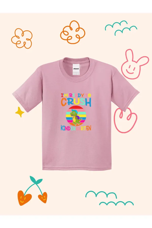 Kindergarten Design Printed Kids T-shirt