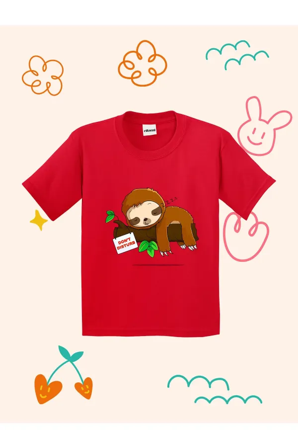 Don't Disturb Printed Kids T-shirt