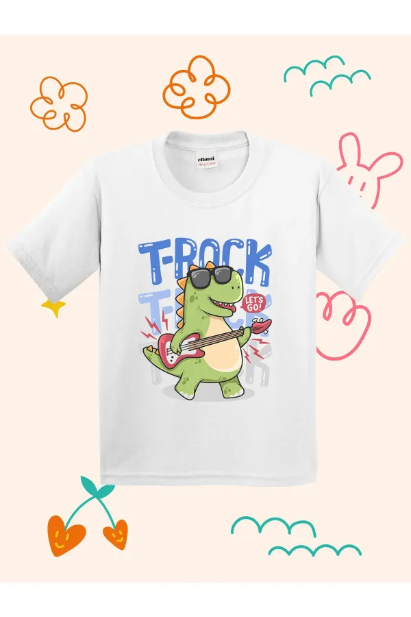 T-Rock Design Printed Kids T-shirt