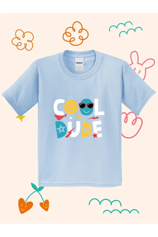 Cool Dude Stars Printed Kids T-shirt