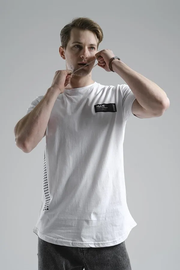 Erkek Basic %100 Pamuk Bisiklet Yaka T-shirt Emka
