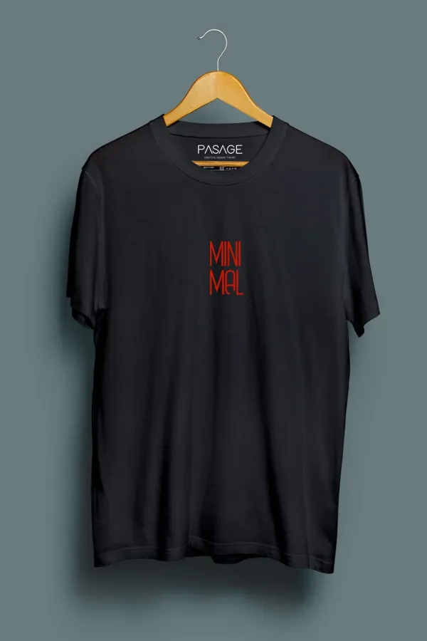 Minimal Unisex Baskılı T-shirt