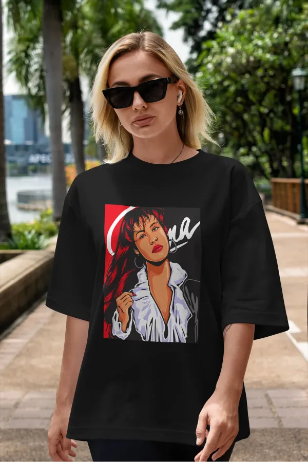 Unisex Men's/Women's GIRL Custom Printed Oversize Cotton Crew Neck T-Shirt