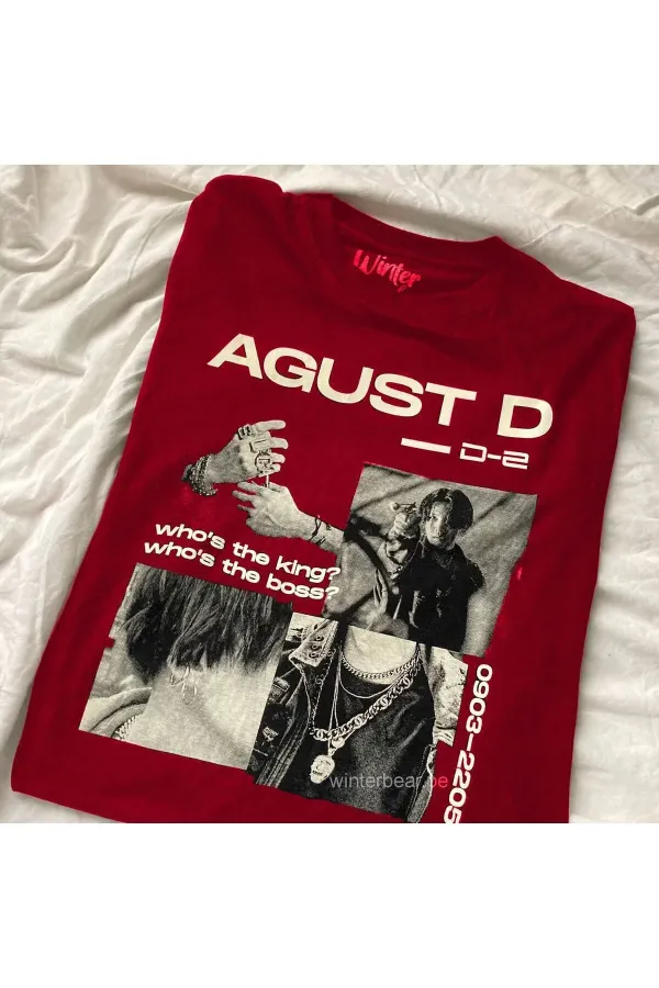 Favoriconsept - Bts - Suga Agust D Who's The King Boss Unisex T-Shirt