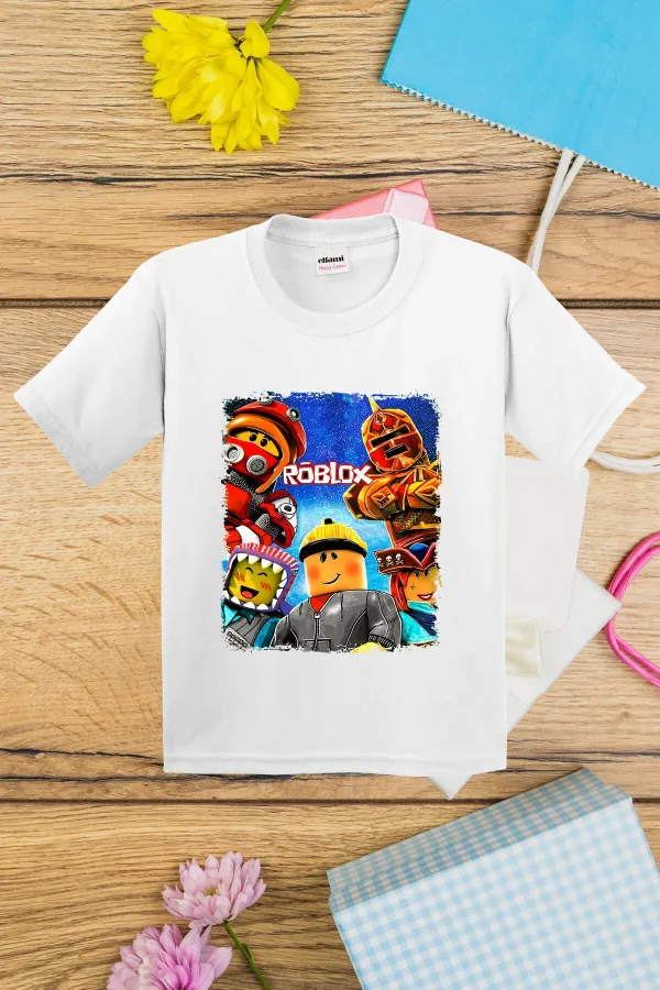 Roblox Baskılı Çocuk Tshirt